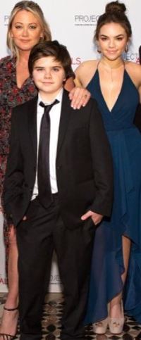 Quinlin Dempsey Stiller with his elder sister Ella Olivia